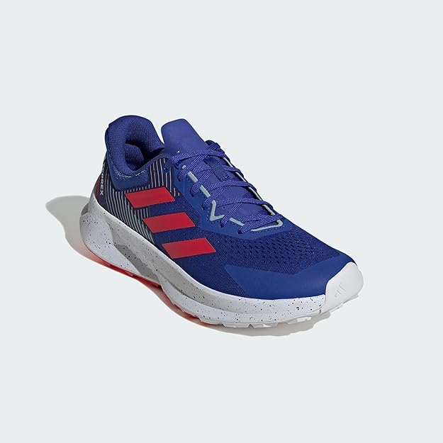 کفش تریل رانینگ مردانه آدیداس Terrex Soulstride Flow رنگ آبی / قرمز (استوک اورجینال)